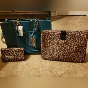 Teal Wilson's Leather Tote
